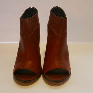 Open Toe Brown Michael Antonio Bootie